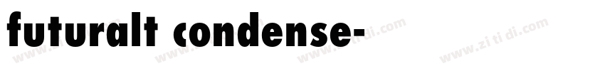 futuralt condense字体转换